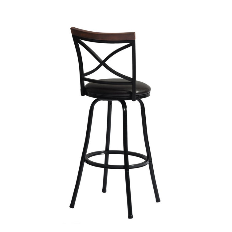 Newmarket height adjustable outlet swivel bar stool